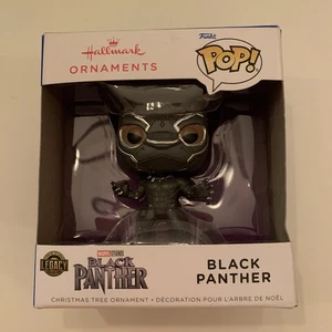 Funko Pop! Adorno de árbol de Navidad Black Panther Hallmark Marvel Studios nuevo en caja - Imagen 1 de 3