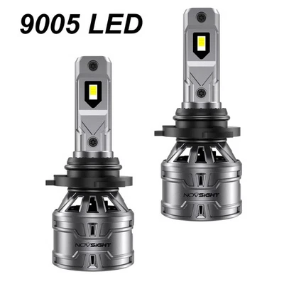 NOVSIGHT 9005 LED Faros Bombillas Alta Baja IP68 Impermeable para Coche Camión 2x Foto 1 de 4