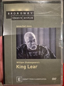 KING LEAR DVD JAMES EARL JONES 1974 BROADWAY THEATRE ARCHIVE SHAKESPEARE PLAY - Bild 1 von 3