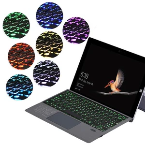 LED Backlit Wireless Keyboard With Touch for Microsoft Surface Pro 7/6/4/5/3 - Picture 1 of 21
