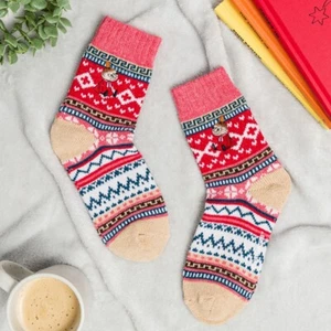 Offizielle Mumin Fair Isle Little My Socken - Bild 1 von 3