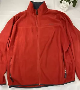 Cabela's Stillwater Supply Co arancione pile zip uomo 2XL - Foto 1 di 13