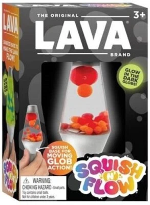 Lámpara Lava® - Mini lámpara de lava Squish N' Flow - Paquete de 3 - Lava que brilla en la oscuridad - Como Foto 1 de 4