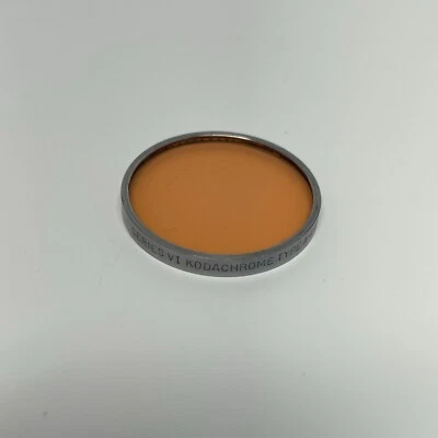 Vintage Kodak Series VI Kodachrome Type A-Daylight Orange Lens Filter - Image 1 of 4