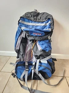 Jansport Wanderrucksack Tasche Rücken blau grau - groß - Adirondack 80 - Bild 1 von 8