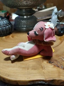 Vintage Dakin Dream pet Stuffed Dog. Pink Hawaiian surfer - Picture 1 of 7