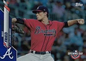 2020 Topps Opening Day MAX FRIED Blue Foil #42 Braves QTY Avail - Picture 1 of 1