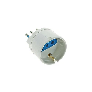 Spina Riduzione adattatore schuko tedesca 10A 250V Max 1500W bianca - Foto 1 di 1