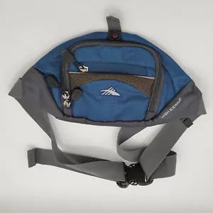 High Sierra Fanny Pack with Cord Hole Waist Lumbar Hiking Backpacking Blue Gray - Picture 1 of 5