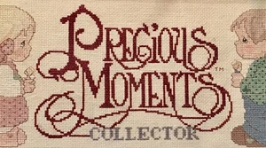 Precious Moments Collector Framed Cross Stitch - Picture 1 of 2