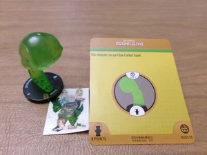 =HeroClix DC WAR OF LIGHT Boxing Glove Green R200.10 with card = - Picture 1 of 1