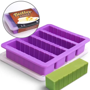 Silicone Butter Mold Tray with Lid - Picture 1 of 6
