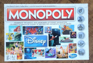MONOPOLY Collector's Edition 2017 DISNEY ANIMATION Board Game NEW/ SEALED