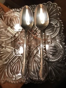 2 Oneida Adel versilbert POLANAISE massiv Servierlöffel - Bild 1 von 9