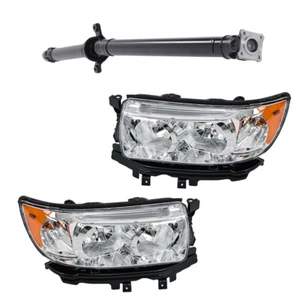 Par de faros delanteros eje de transmisión conjunto de eje de hélice para 06-08 Subaru Forester - Imagen 1 de 13