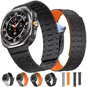 Magnet Silikon Armband für Samsung Galaxy Watch Ultra 47MM Uhrenarmband Wrist NEU - Bild 1 von 31