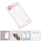  Pink Paper Notebook Shopping List Pad for Fridge Magnetic to Do