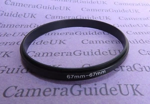 67mm-67mm Male to Male Double Coupling Ring reverse macro Adapter 67mm-67mm - Picture 1 of 3