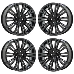 20" Chrysler 300 RWD Black Chrome wheels rim Factory OEM set - 2420 EXCHANGE - Picture 1 of 8
