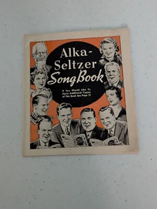 Alka-Seltzer Song Book / 1st Edition 1937 - Imagen 1 de 9