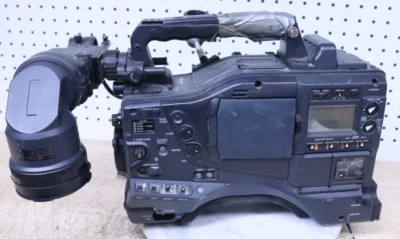 Used Black Panasonic DVCPRO50 P2 Camcorder AJ-SPC700P W/ AJ-VF15BP *Repair - Image 1 of 4