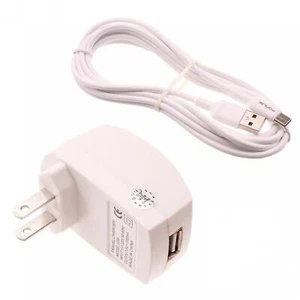 HOME CHARGER 6FT LONG USB-C CABLE WALL POWER ADAPTER TYPE-C For PHONES & TABLETS - Picture 1 of 6