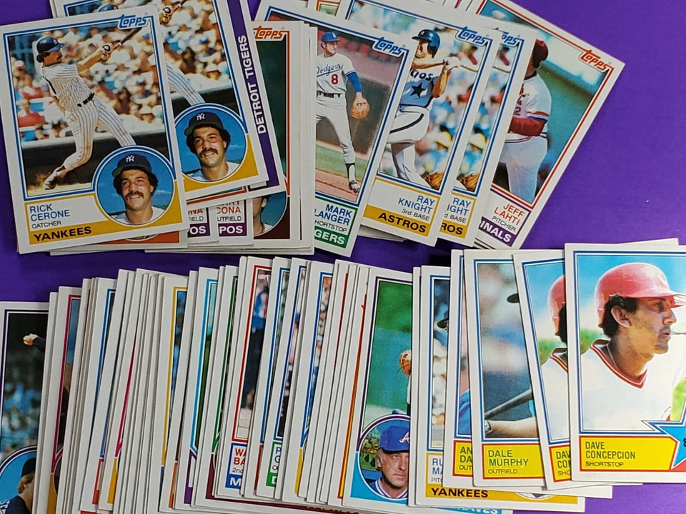 1983 TOPPS BASEBALL TRADING CARDS 501-792 YOU PICK FREE SHIPPING 50% OFF 2 + - Image 1 of 1