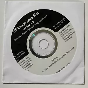 2005 HP Image Zone Plus Disc | NEW & Sealed | Version 4.5 | 393911-B21 - Picture 1 of 2