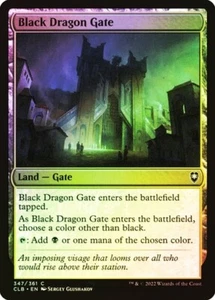 Black Dragon Gate FOIL - 347/361 - Common - Commander Legends CLB MTG - Picture 1 of 1