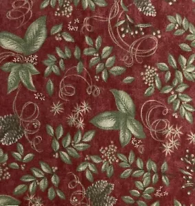 MODA North Woods Botanical by Holly Taylor Flannel- Floral BY THE HALF YARD -VTG - Picture 1 of 2