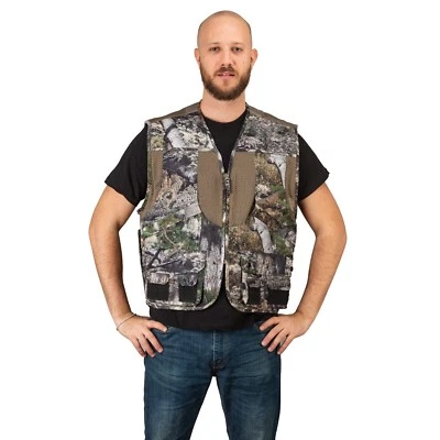 Mossy Oak Hunting Utility Cargo Travel Vest with Pockets Engineers Photographers - Image 1 of 4