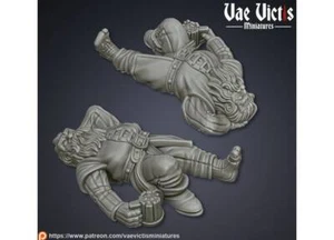Dwarf Guard Drunk NPC - 28mm 32mm DnD Miniature | Dungeons and Dragons Mini - Picture 1 of 1