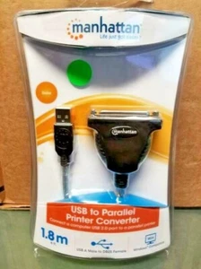 Manhattan 1.8meter USB to Parallel Printer Converter NEW SEALED - Picture 1 of 2