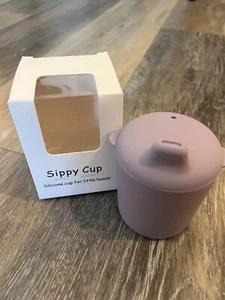 Sippy Cup Leak Proof, 5oz Silicone Baby Cup w/Soft Spout Spill Proof Toddler MG - Picture 1 of 8