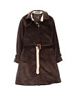 Ladies Mackintosh Classic Long Belted Velour Coat Size M