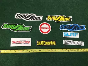 Lot of Transworld Skateboarding Surfing Snowboarding Surf Ride Stickers Vintage - Picture 1 of 1