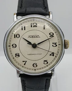 Dress Vintage Men's Watch Raketa USSR Mechanical 2609.HA SERVICED Retro Soviet ☭ - Picture 1 of 22