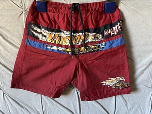 2001 Matell Hot Wheels Boys Swim Trunks Size 8 RARE! - Picture 1 of 8