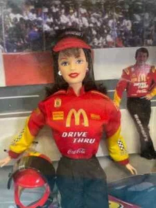 Barbie 1999 Doll McDonald’s collectors ed.NASCAR Official #94 Bill Elliott  NRFB - Picture 1 of 9