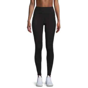 Leggings donna Athletic Works lunghezza intera alte prestazioni taglia M (8-10) - Foto 1 di 9