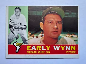 1960 Topps #1 HOFer Early Wynn Chicago White Sox - Foto 1 di 2