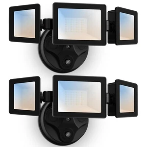 40W 3800LM LED Dusk to Dawn Security Lights, Outdoor Flood Lights, 3000K/4000... - Picture 1 of 7