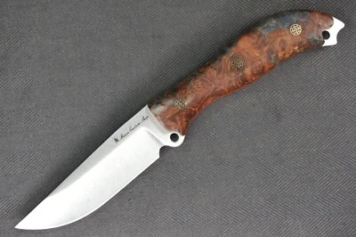 Busse Custom RadioActive Mean Street .17” Satin INFI, Full Buckeye Burl Wood Foto 1 de 4