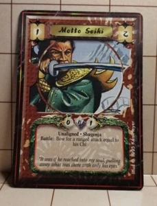 L5R CCG PRE IMPERIAL Motto Seiki NM/Unplayed RARE PROMO AEG Five Rings - Picture 1 of 2