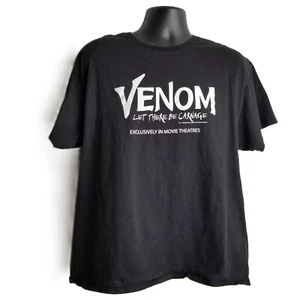 Venom Let There Be Carnage Movie Promo T-Shirt Marvel Superhero Graphic Tee XL - Picture 1 of 5
