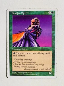 1X MTG MAGIC THE GATHERING RADJAN SPIRIT NM-MT KARTE - Bild 1 von 2