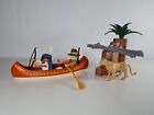 Playmobil Indianerkanu mit Indianer und Trapper 3875