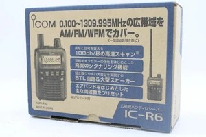 ICOM IC-R6 0,100-1309,995 MHz Wide Band UNBLOCKED Communication Handy Receiver - Bild 1 von 3