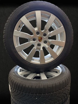 Original PORSCHE Cayenne E2 Winterkompletträder Alu 20 Zoll  Dunlop 7P5601025B - Bild 1 von 4