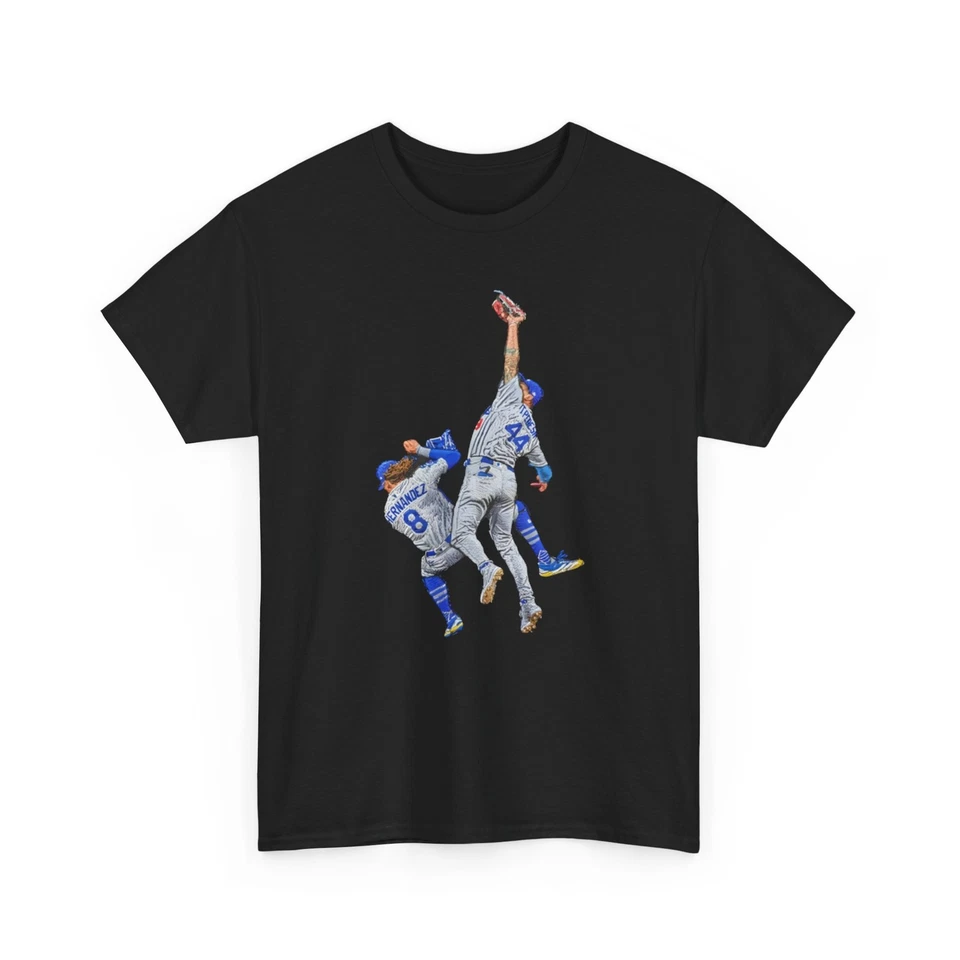 Andy Pages Catch - Dodgers World Series - Game 7 Saving The Catch T-Shirt - Image 1 of 1
